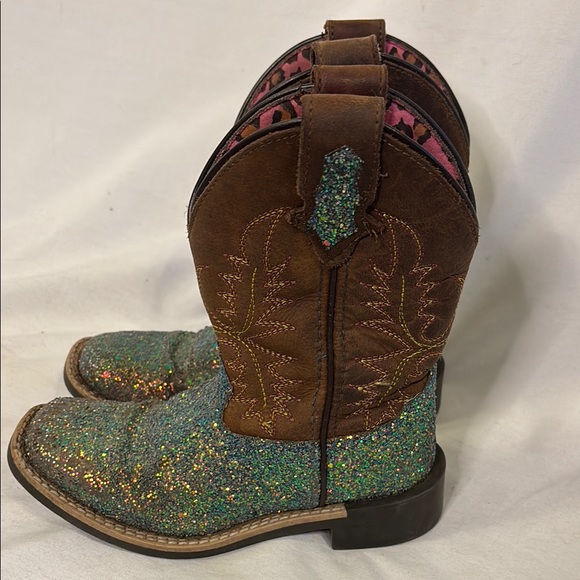 Shyanne Other - Shyanne Girls' Glitterama Cowboy Western Boots Broad Square Toe 12 Cowgirl
